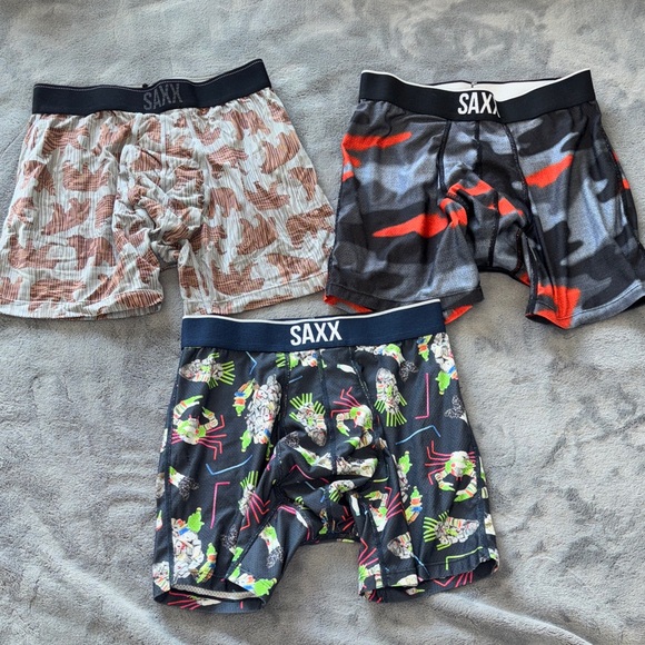 Saxx Other - Bundle Saxx Men's Boxer Briefs XS Volt Quest ballpark pouch